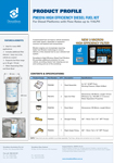 P903316 3 Micron High Efficiency Diesel Fuel Filter Kit
