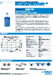 DBB7733 Compact Fuel Filter Element Micron Rating: 7μm @ ß2000 ISO Cleanliness: 16/14/11